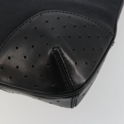 Gucci Reins Web Canvas, Black, Canvas, Shoulder Bag