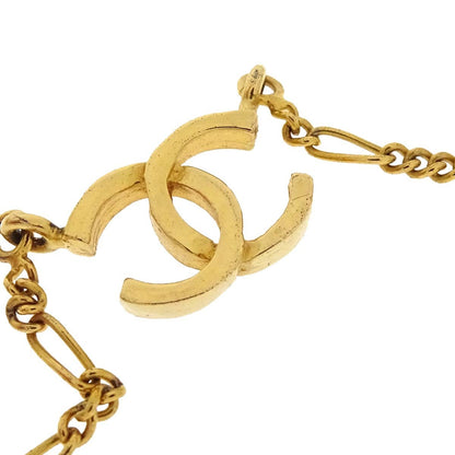 Chanel Quilted CC Pendant Chain Metal, Gold, Gold Plated, Necklace