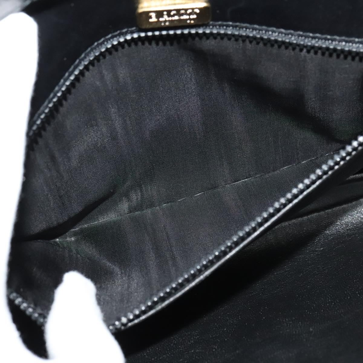 Bally Vintage Leather, Black, Leather, Shoulder Bag