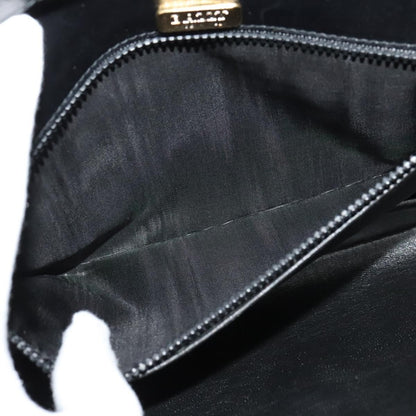 Bally Vintage Leather, Black, Leather, Shoulder Bag