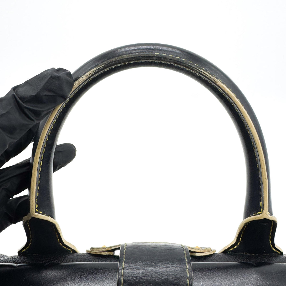 Louis Vuitton Suhali L'Ingenieux Leather, Black, Leather, Handbag