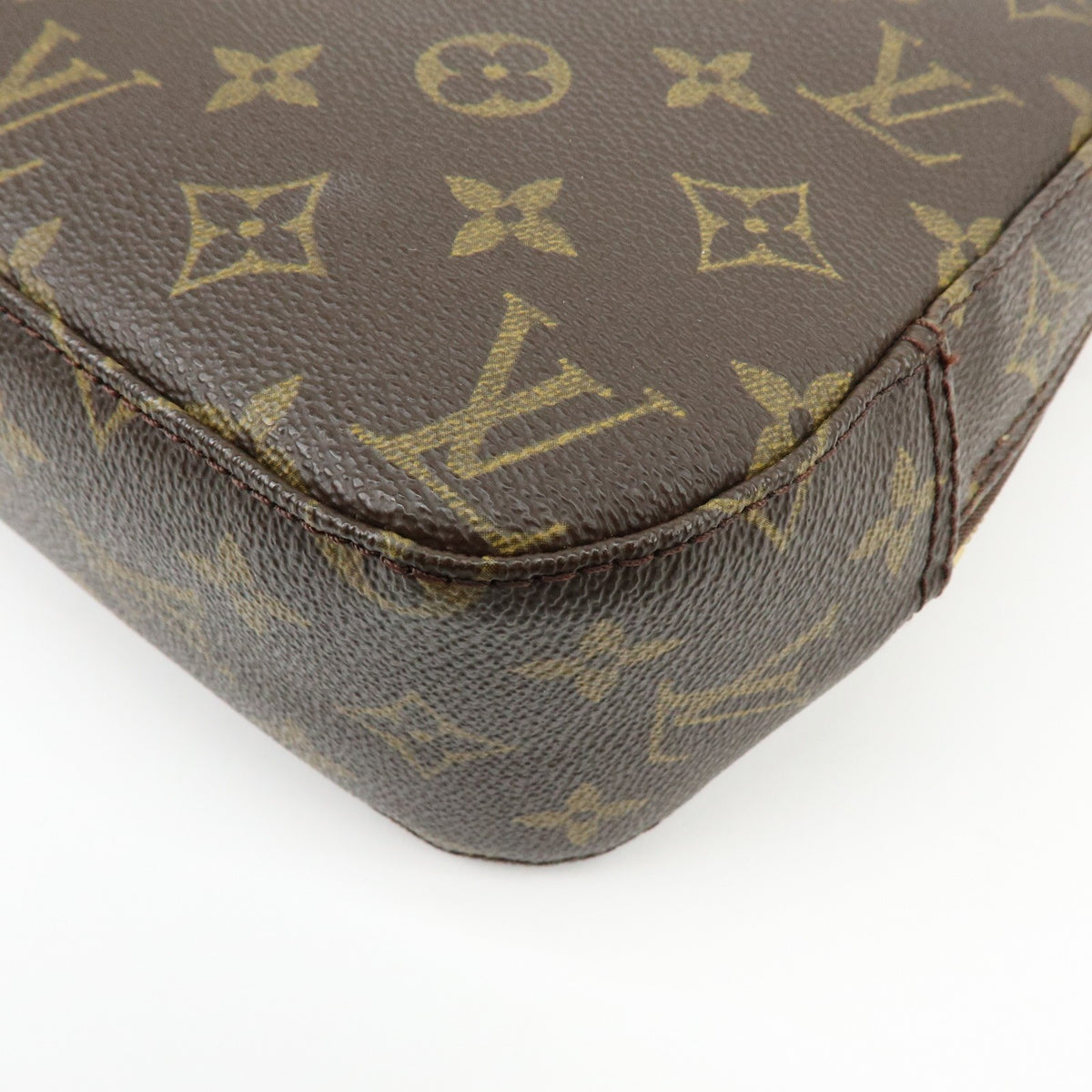 Louis Vuitton Spontini Monogram Canvas, Brown, Canvas, Handbag