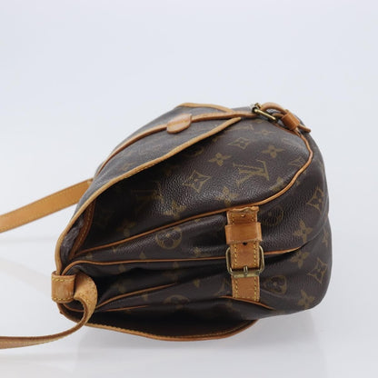 Louis Vuitton Saumur Monogram Canvas, Brown, Canvas, Shoulder Bag