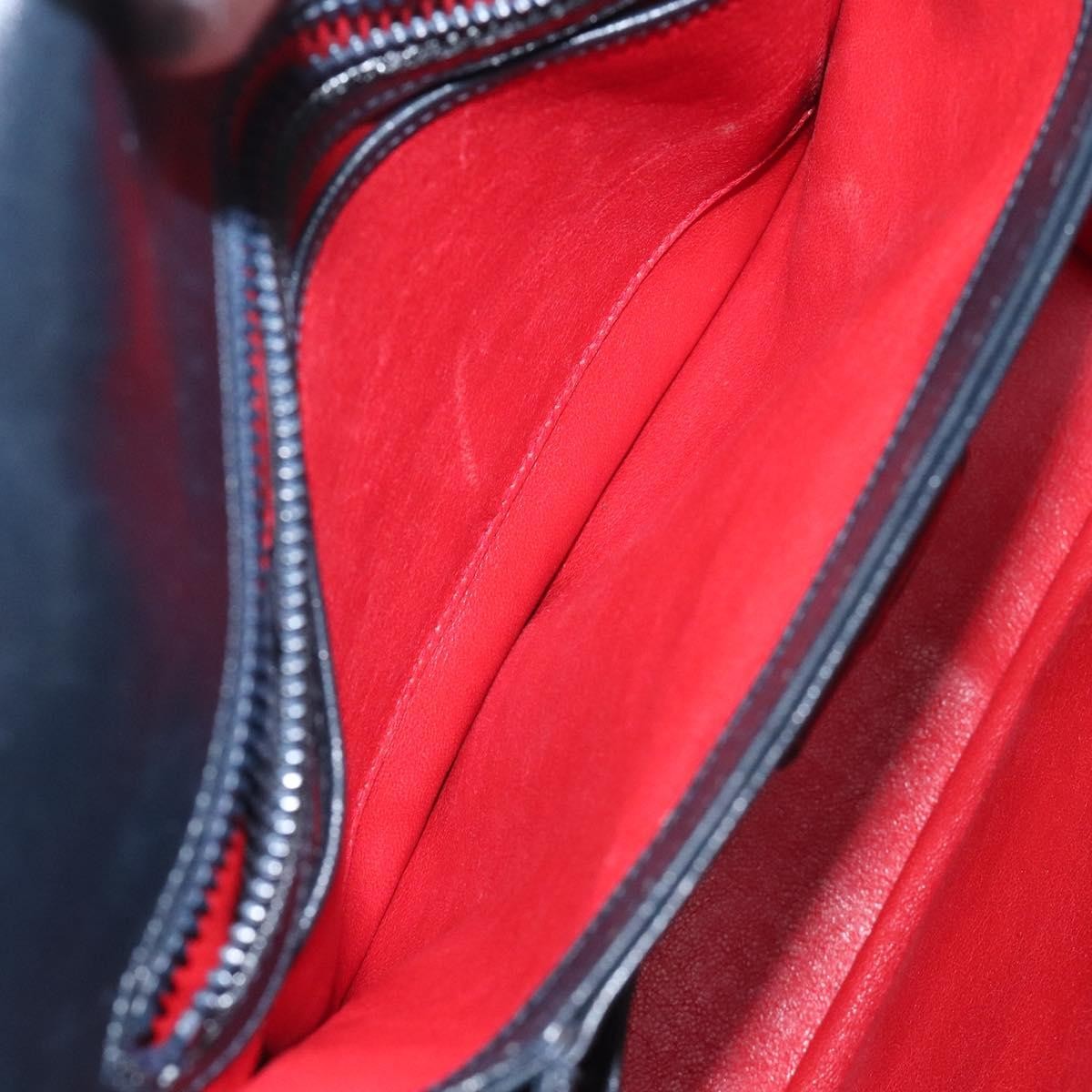 Gucci Vintage Leather, Navy, Leather, Handbag