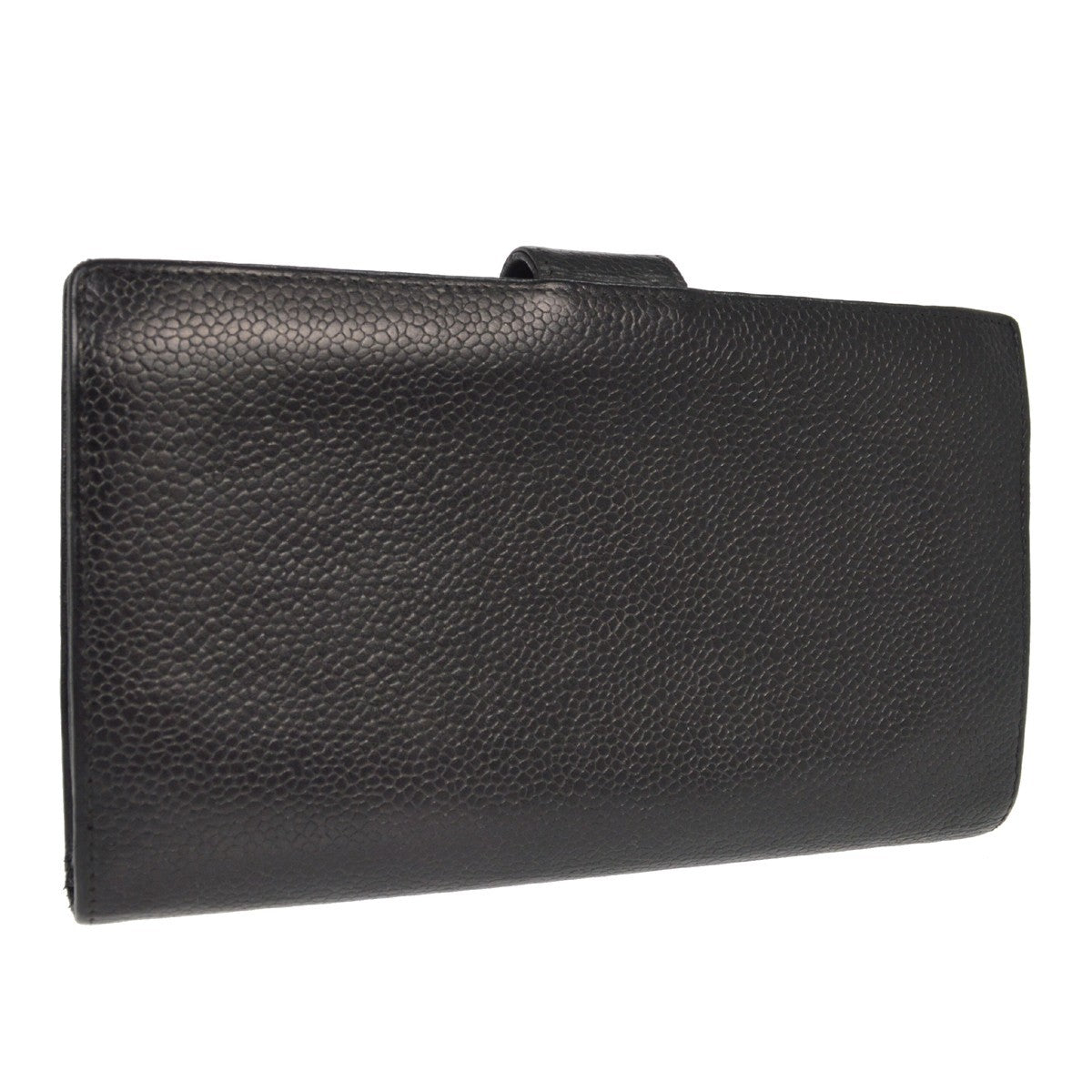 Chanel Timeless CC French Caviar, Black, Leather, Wallet