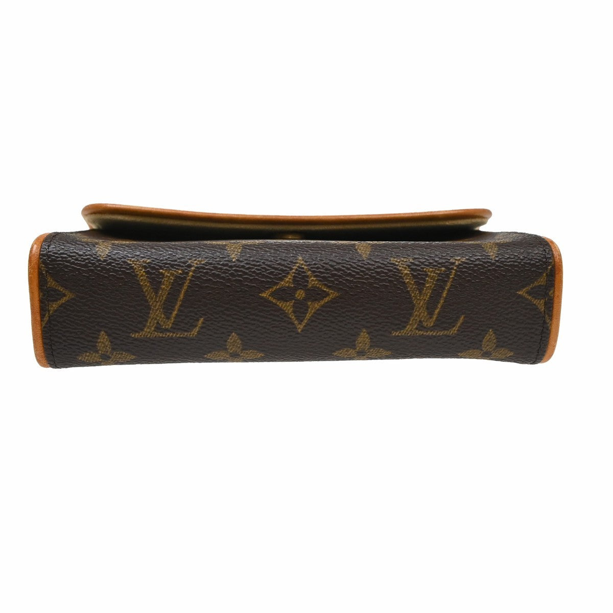 Louis Vuitton Florentine Pochette Monogram Canvas, Brown, Canvas, Clutch