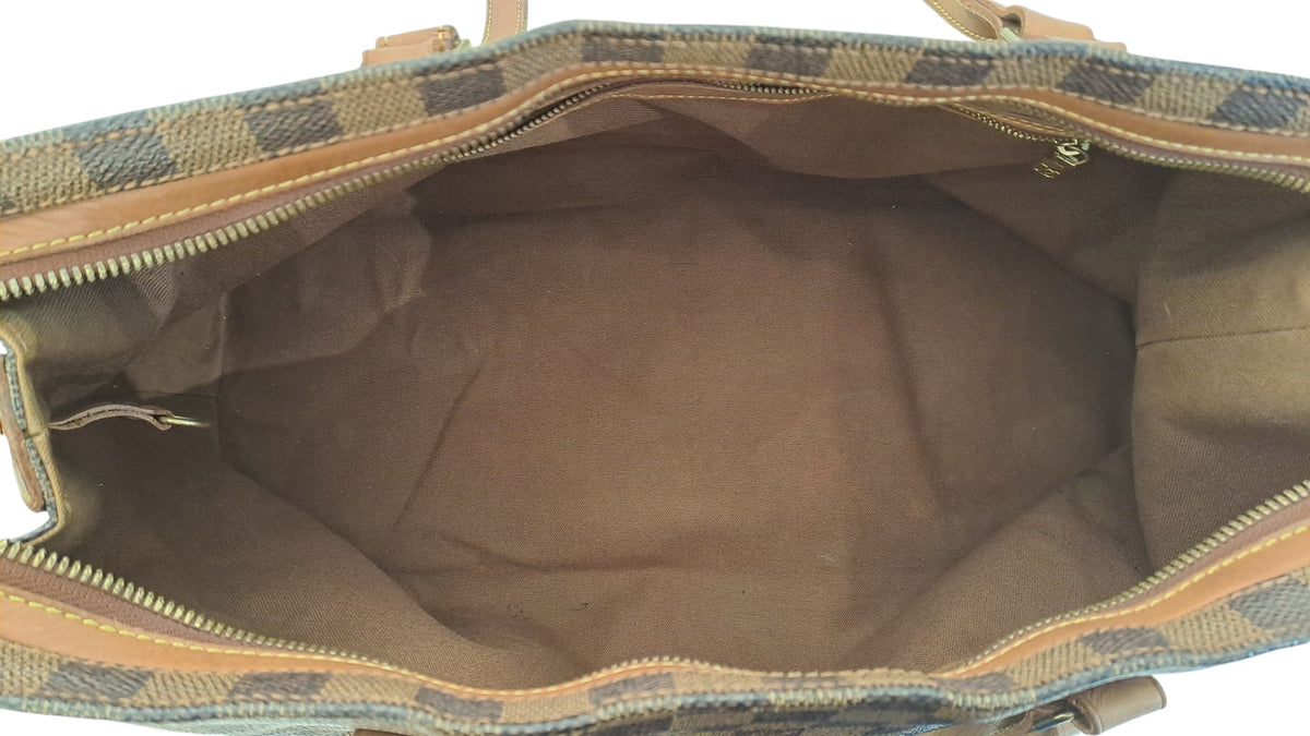 Louis Vuitton Chelsea Damier Ebene, Brown, Canvas, Tote Bag