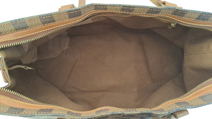Louis Vuitton Chelsea Damier Ebene, Brown, Canvas, Tote Bag