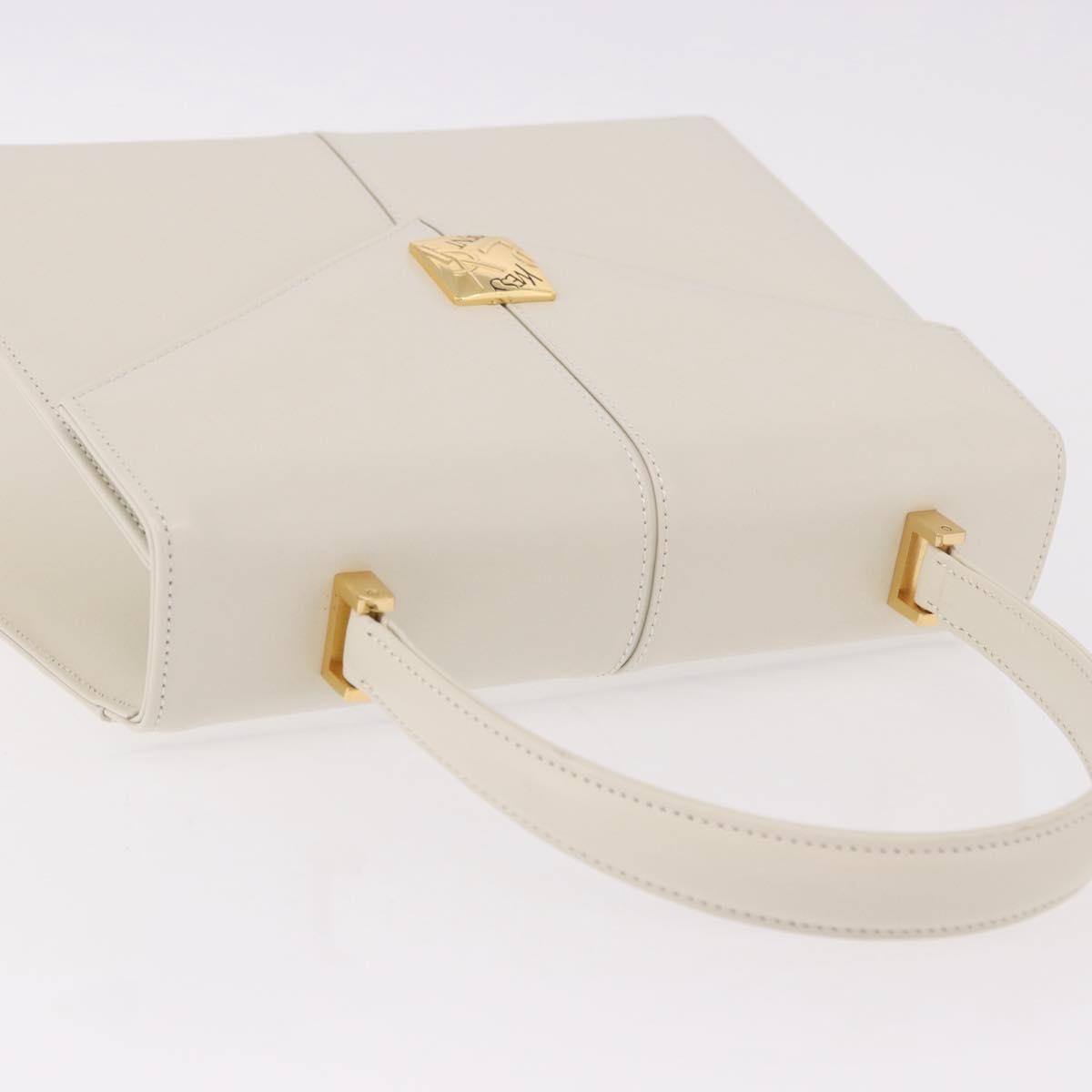 Saint Laurent Vintage handbag Leather, White, Leather, Handbag