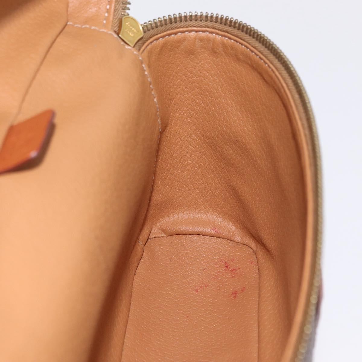Celine Macadam Vanity Canvas, Brown, Canvas, Clutch