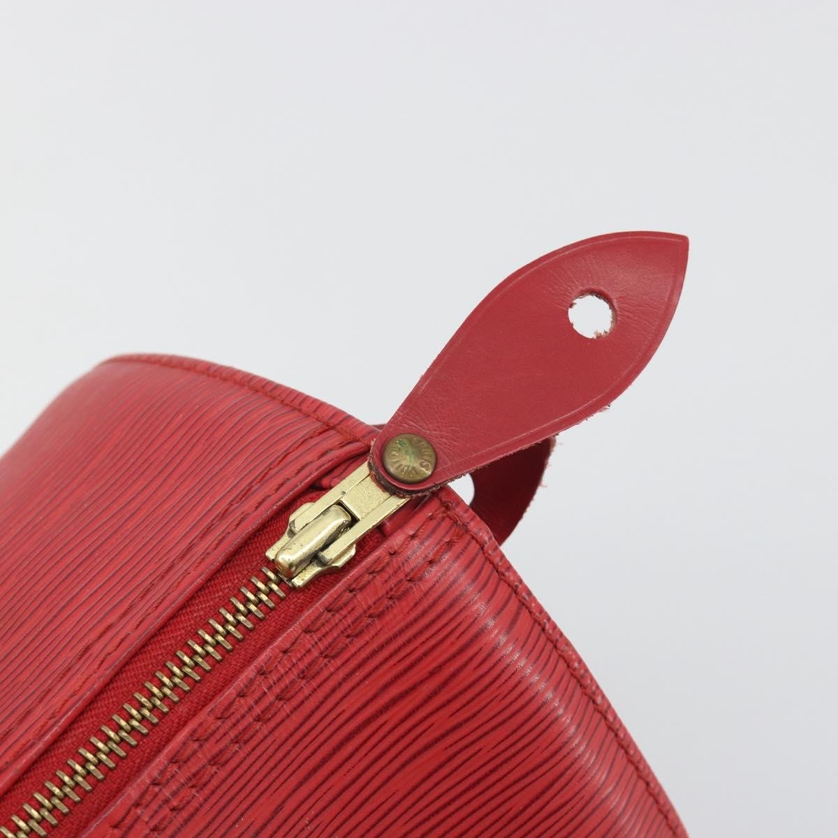 Louis Vuitton Speedy Epi Leather, Red, Leather, Handbag