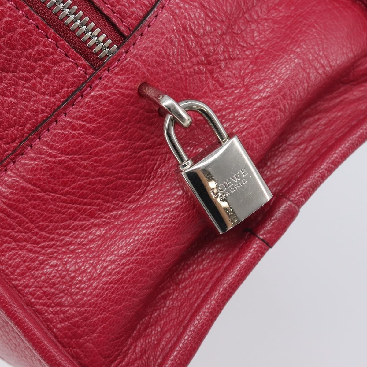 Loewe Amazona Leather, Red, Leather, Handbag