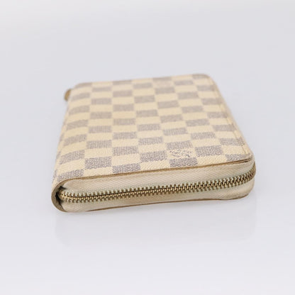 Louis Vuitton Zippy Organizer Damier, White, Canvas, Wallet