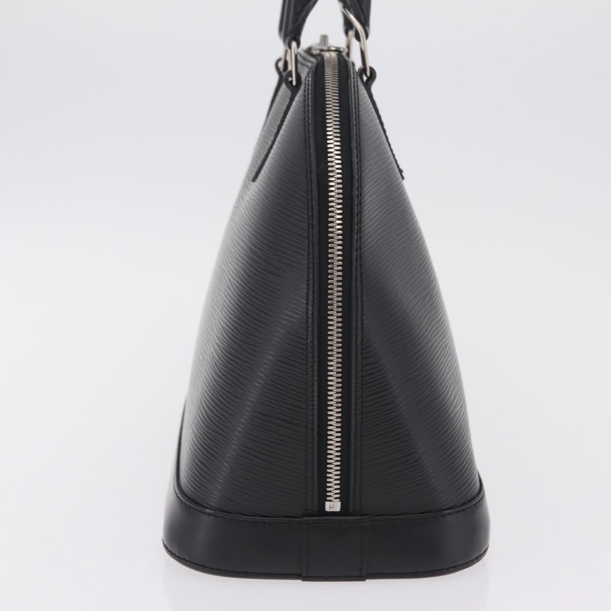 Louis Vuitton Alma Epi Leather, Black, Leather, Handbag