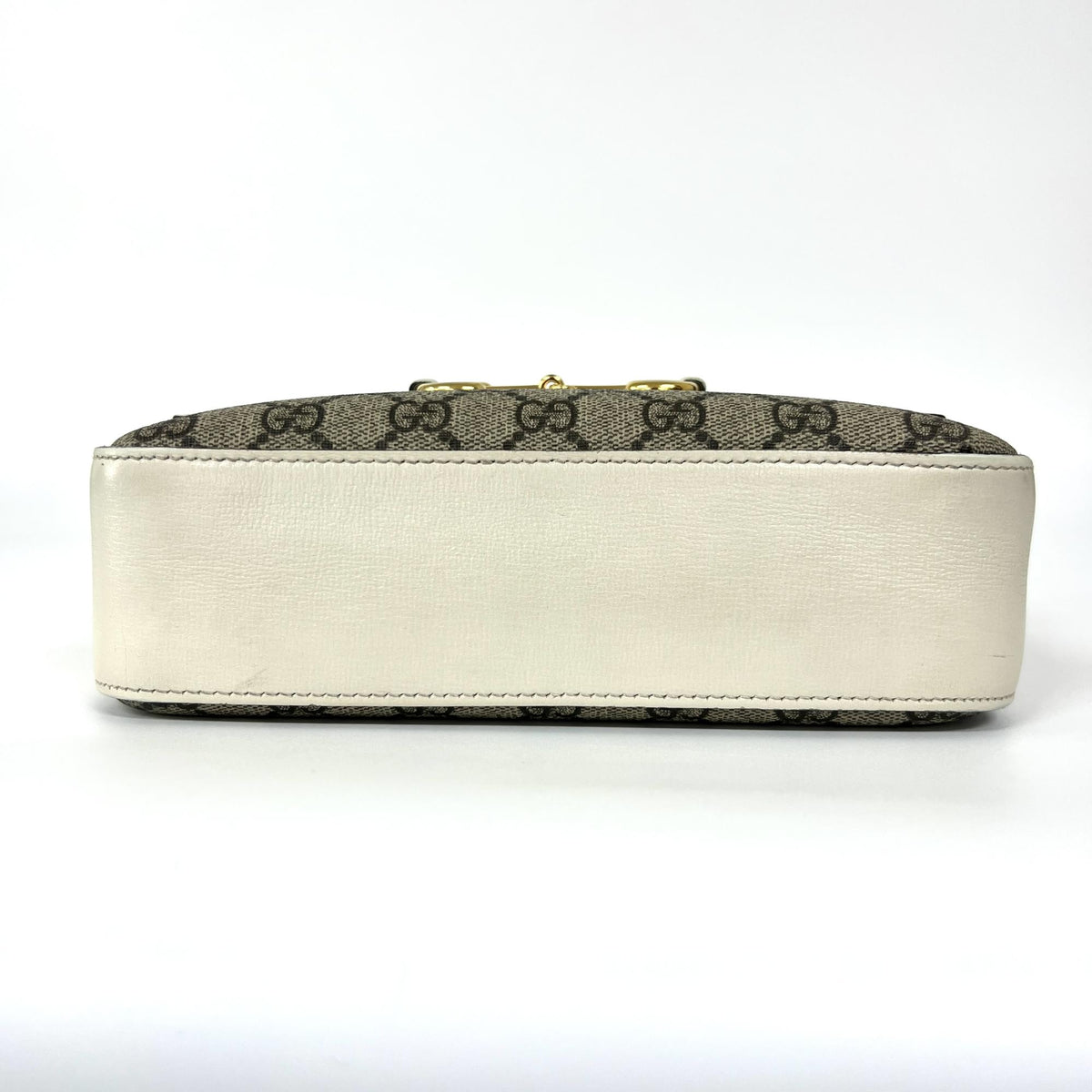 Gucci Horsebit 1955 Flap Pocket Camera GG Coated Canvas and Leather, Beige, Canvas, Shoulder Bag