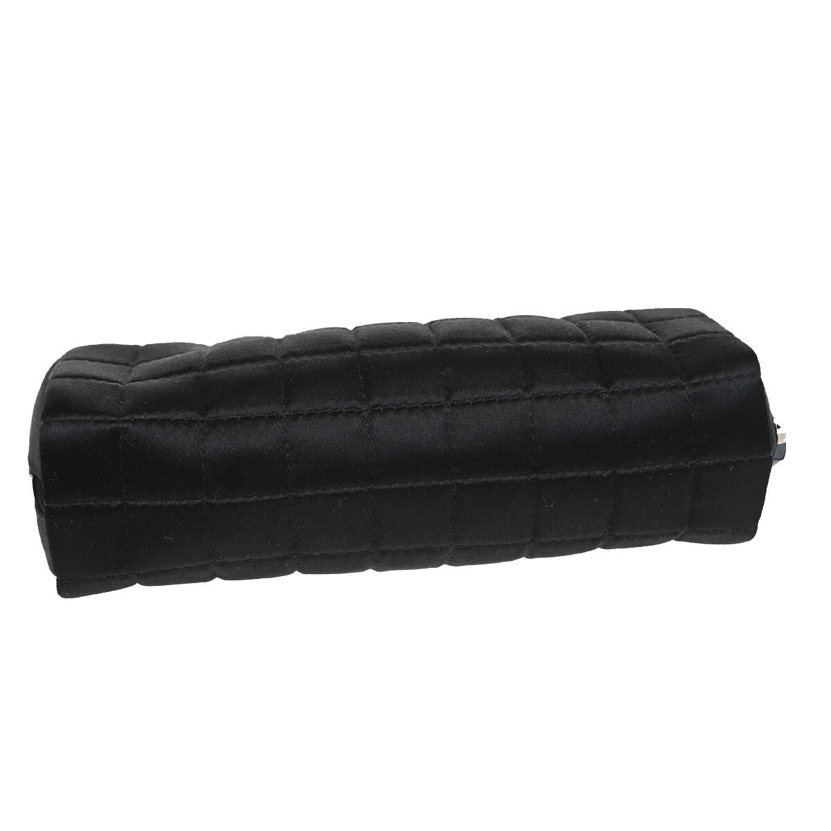 Chanel Chocolate Bar Clutch Nylon, Black, Nylon, Clutch