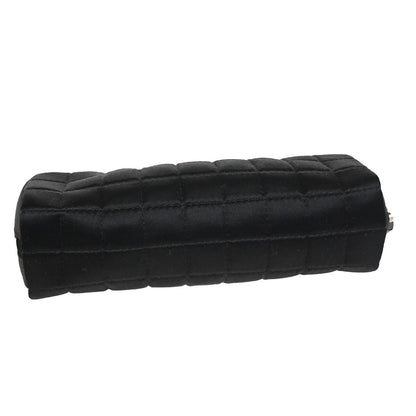 Chanel Chocolate Bar Clutch Nylon, Black, Nylon, Clutch