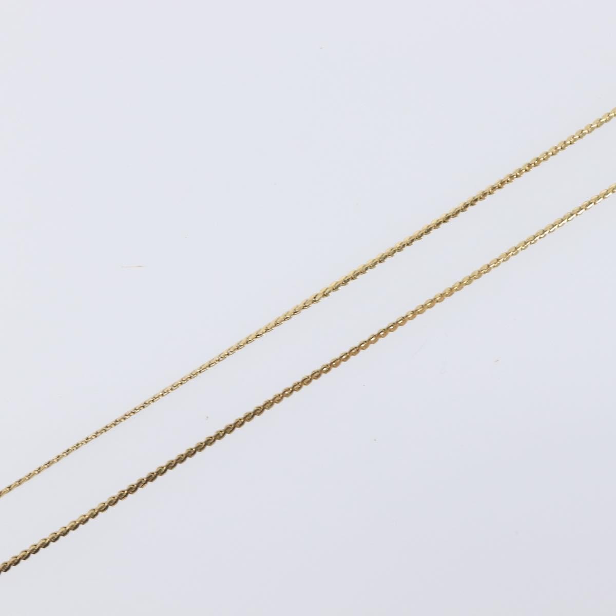 Christian Dior CD Pendant Metal, Gold, Metal, Necklace