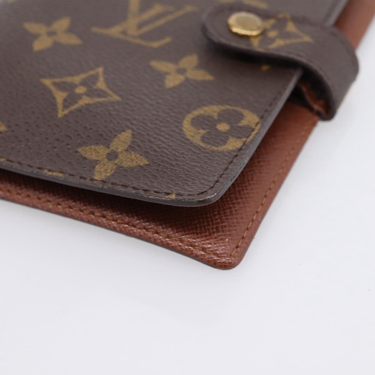 Louis Vuitton Agenda Cover Monogram Canvas, Brown, Canvas, Wallet