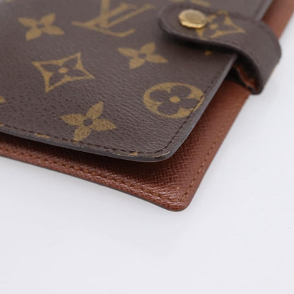 Louis Vuitton Agenda Cover Monogram Canvas, Brown, Canvas, Wallet