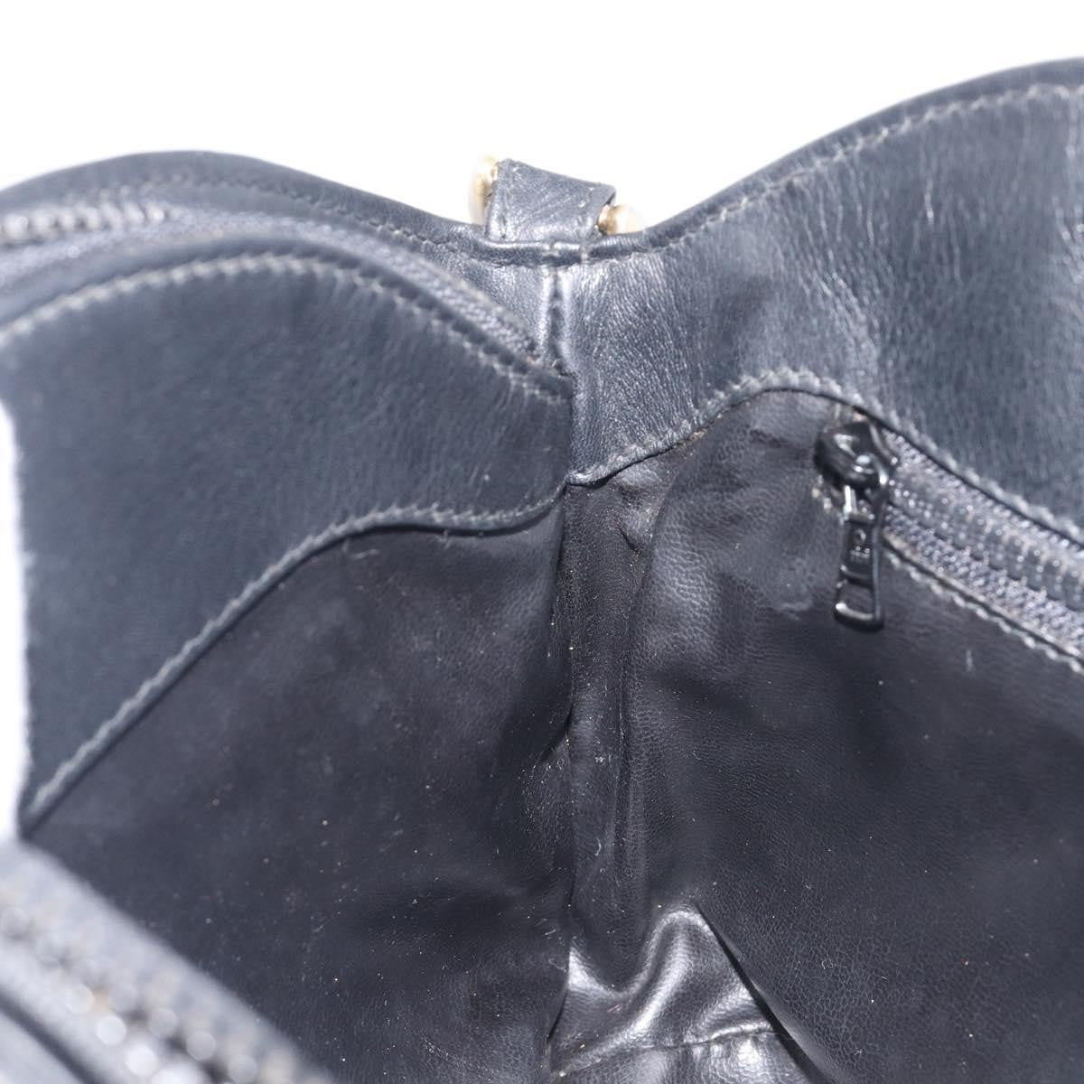 Gucci Shoulder Leather, Black, Leather, Shoulder Bag
