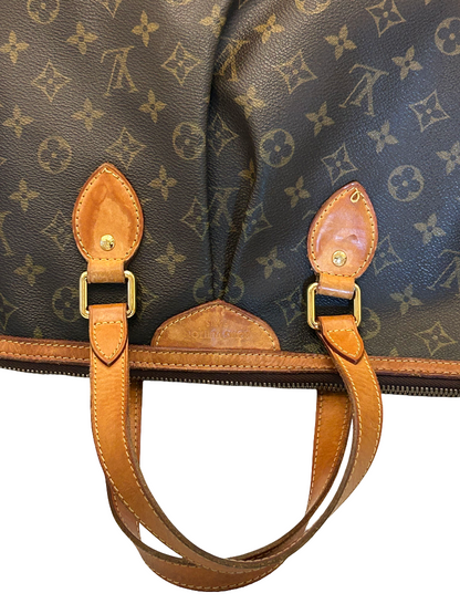 Louis Vuitton Palermo Monogram Canvas, Brown, Canvas, Handbag