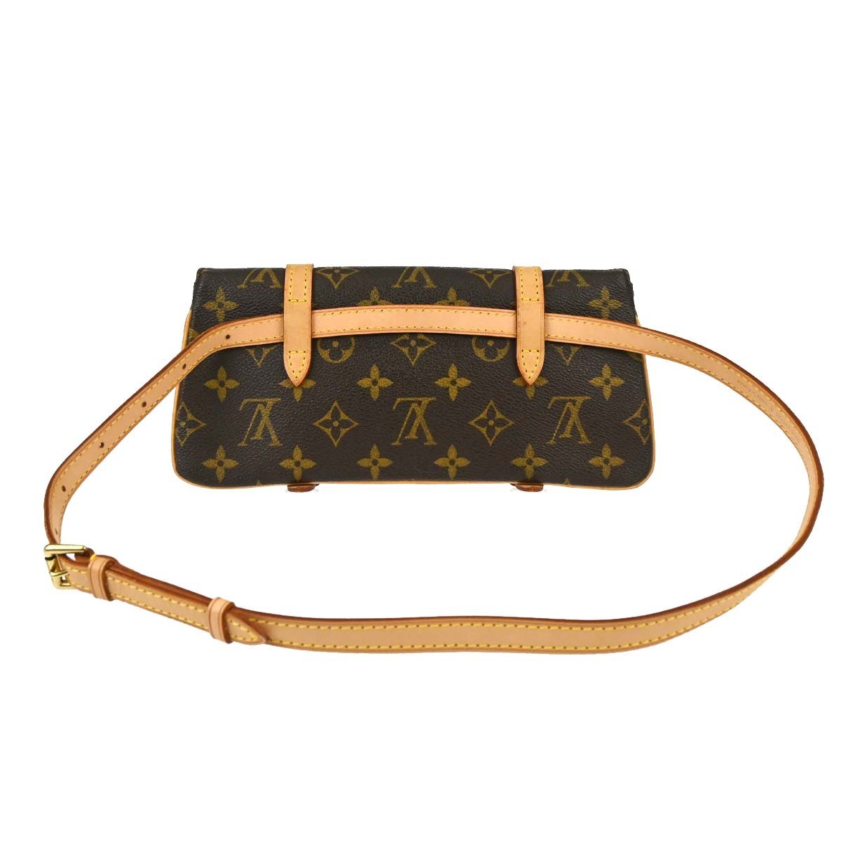 Louis Vuitton Marelle Waist Monogram Canvas, Brown, Canvas, Clutch