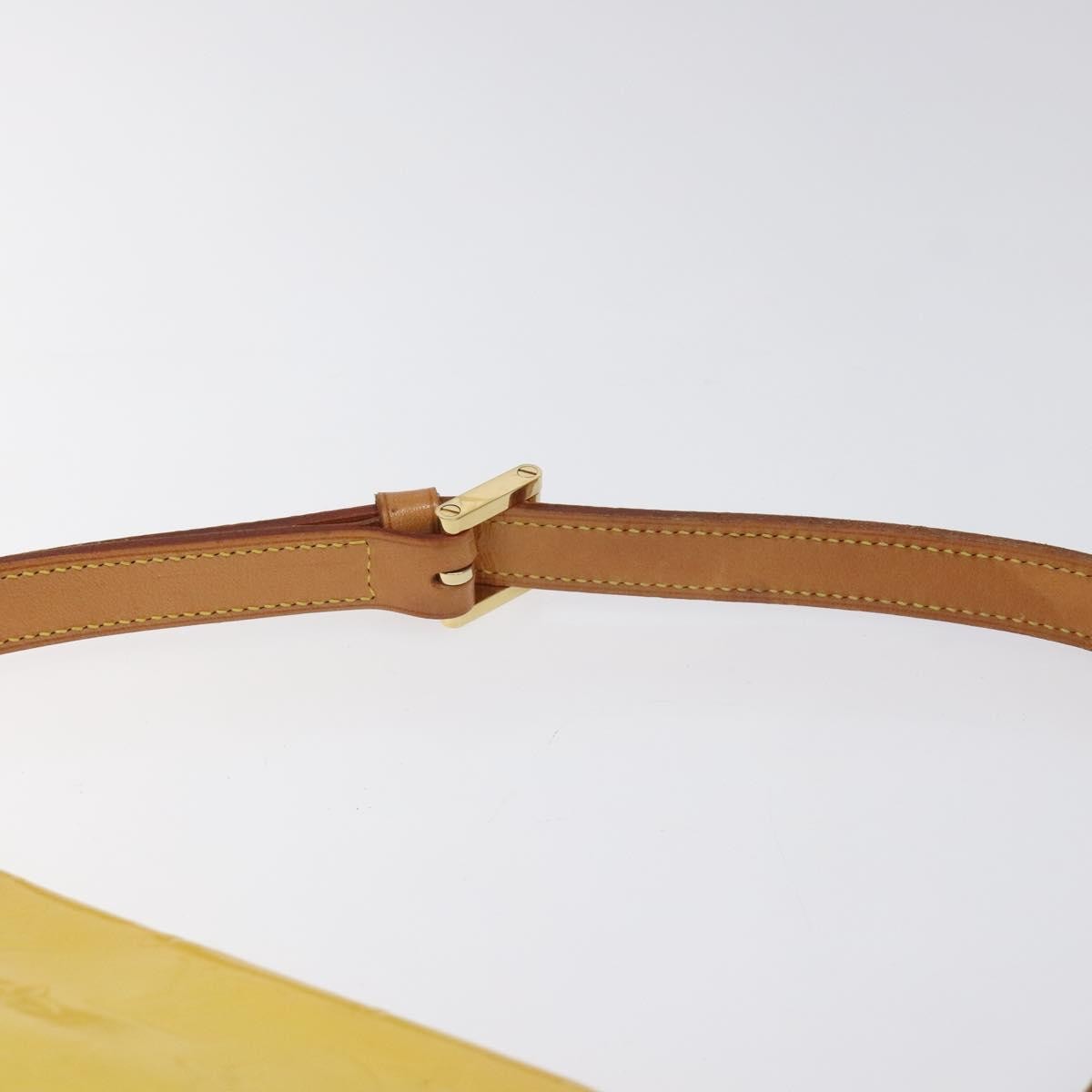 Louis Vuitton Thompson Street Monogram Vernis, Yellow, Patent Leather, Shoulder Bag