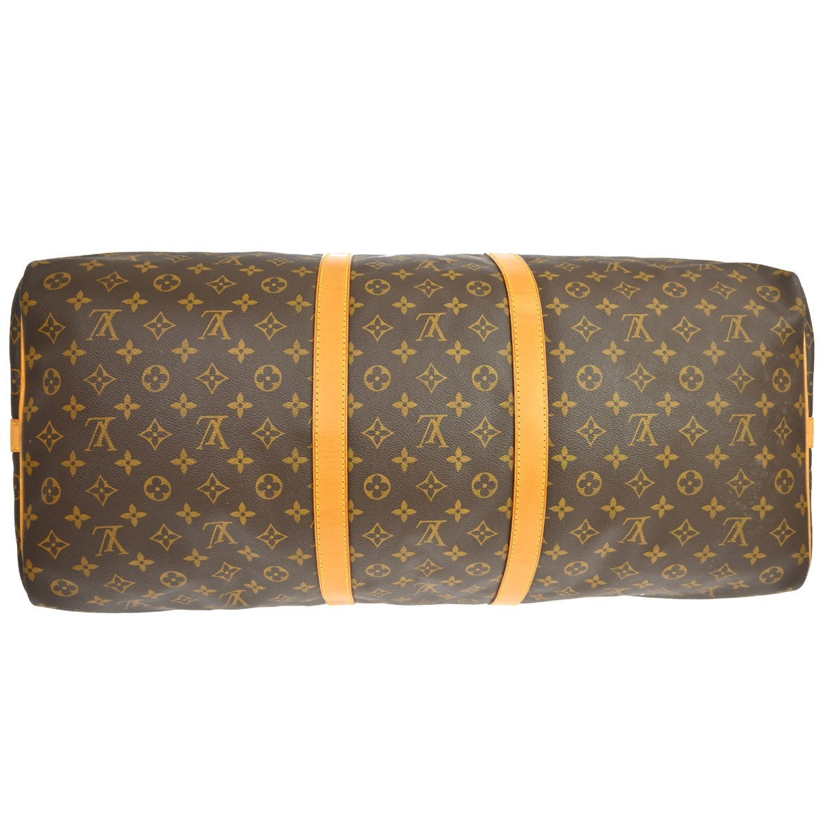 Louis Vuitton Keepall Bandoulière Monogram, Brown, Canvas, Travel Bag