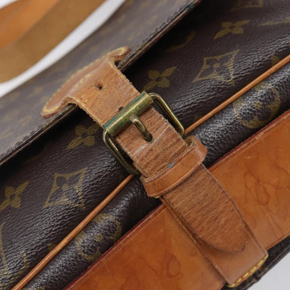 Louis Vuitton Cartouchiere Monogram Canvas, Brown, Canvas, Handbag