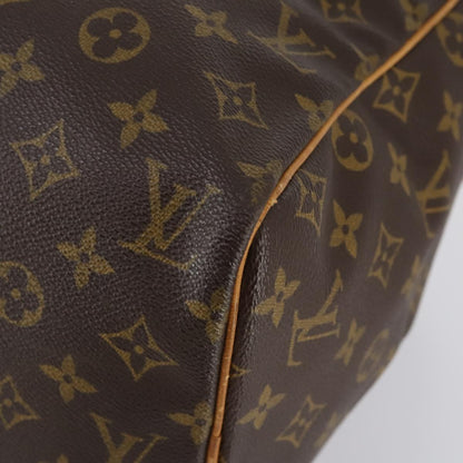 Louis Vuitton Sac Souple Handbag Monogram Canvas, BROWN, CANVAS, Handbag