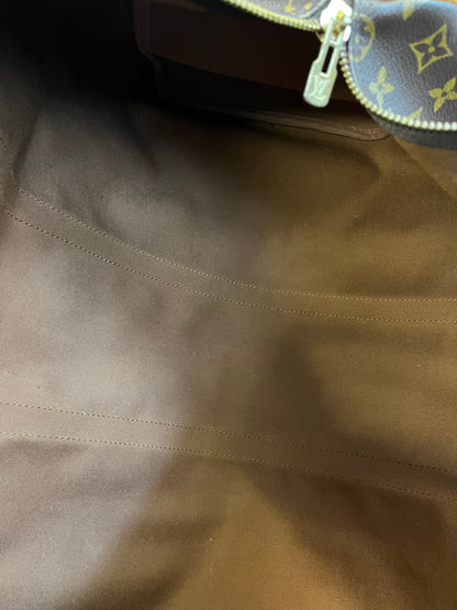 Louis Vuitton Keepall Bandouliere Monogram Canvas, Brown, Canvas, Travel Bag