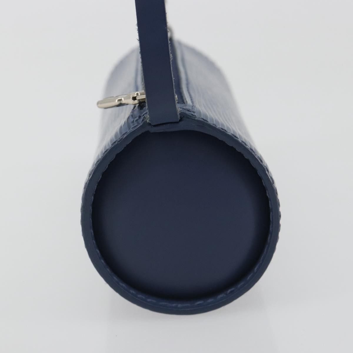 Louis Vuitton Soufflot Pochette Epi Leather, Blue, Leather, Clutch