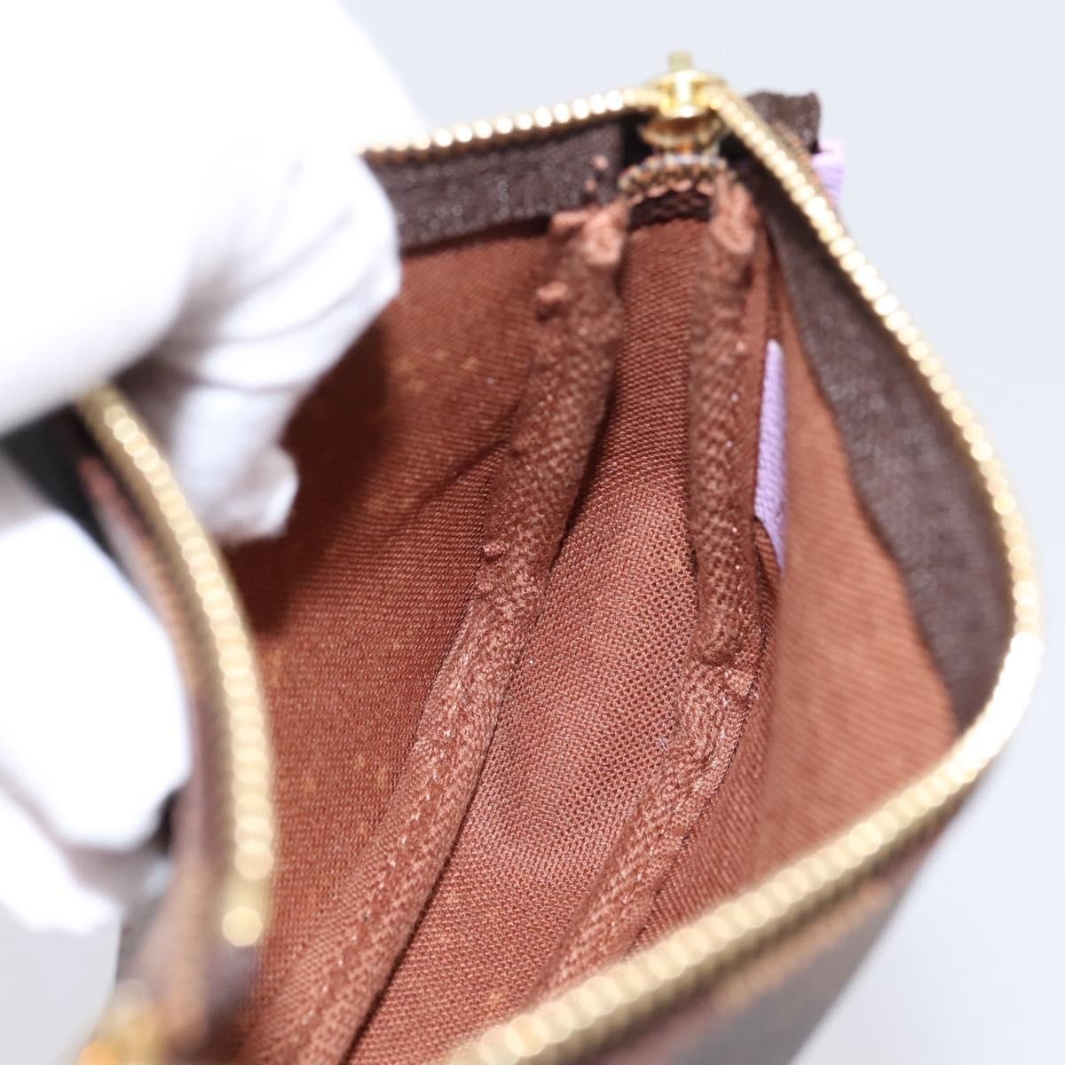 Louis Vuitton Pochette Accessoires Limited Edition Damier, Brown, Canvas, Clutch