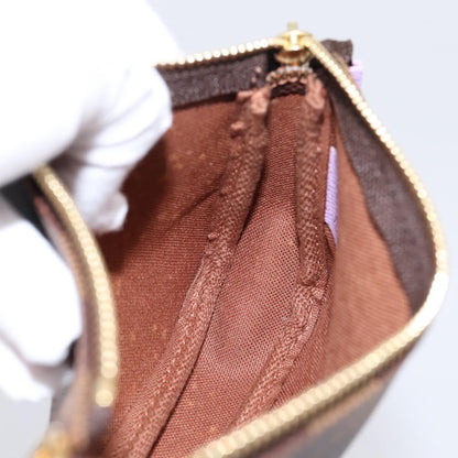 Louis Vuitton Pochette Accessoires Limited Edition Damier, Brown, Canvas, Clutch
