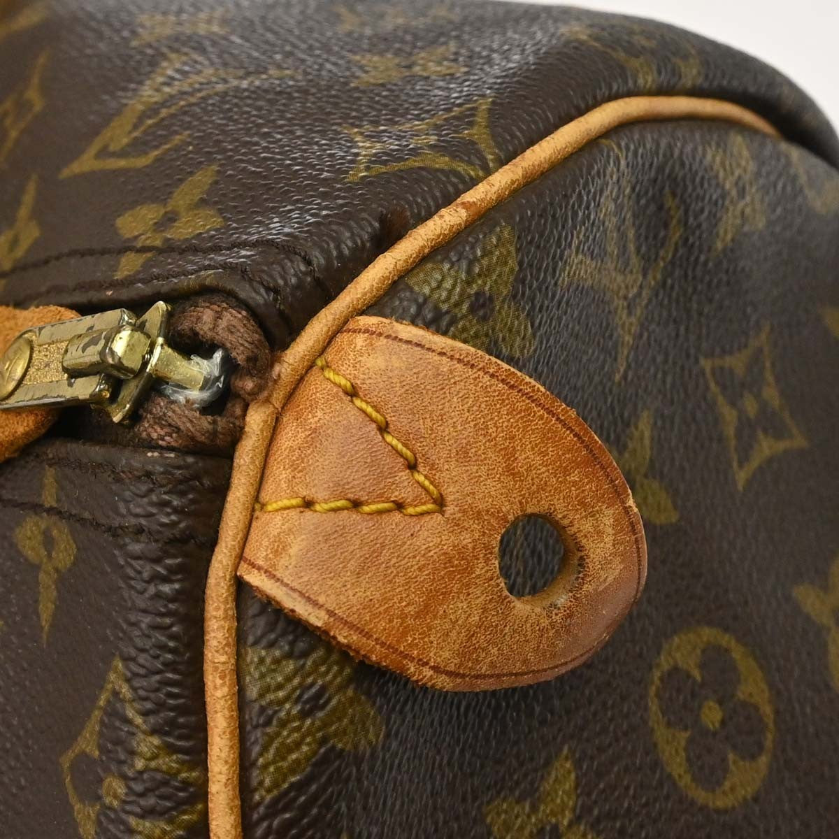 Louis Vuitton Speedy Monogram, Brown, Canvas, Handbag