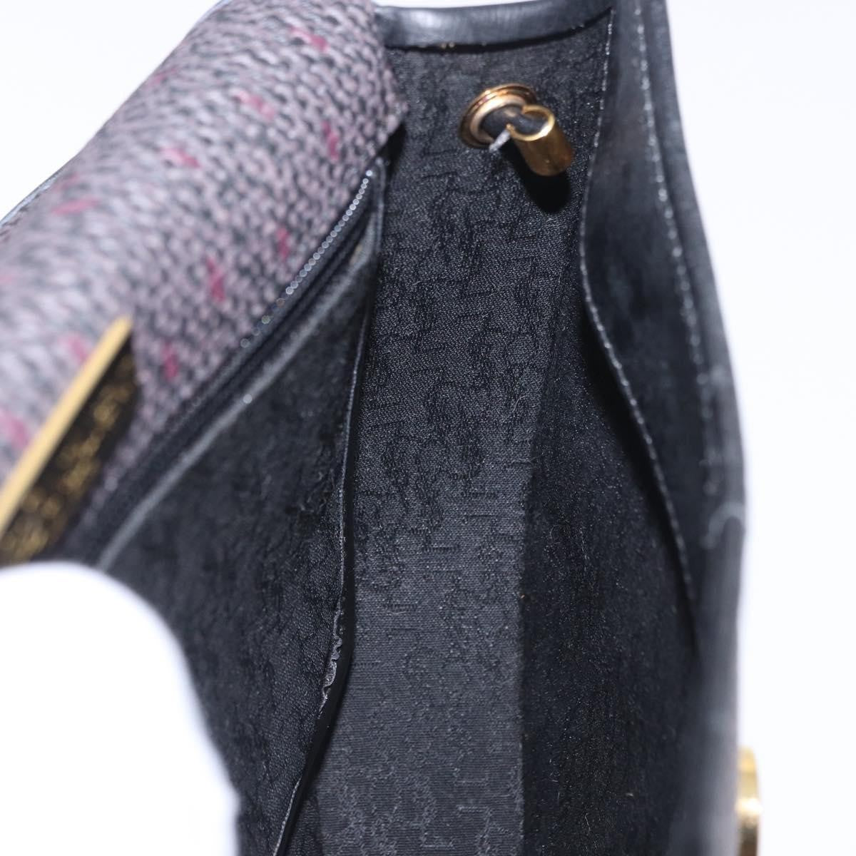 Saint Laurent Vintage Canvas, Purple, Canvas, Shoulder Bag