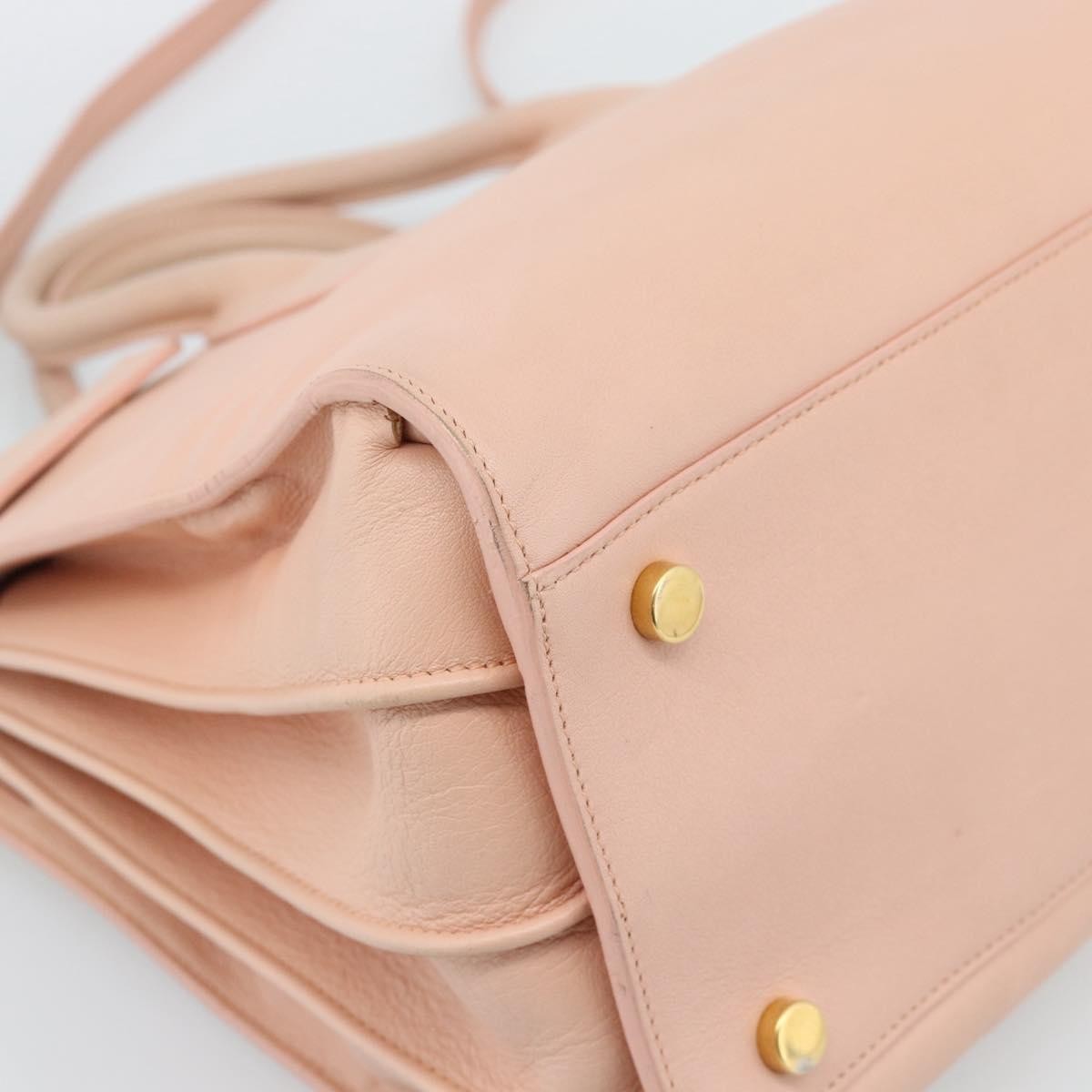 Saint Laurent Sac de Jour Leather, Pink, Leather, Handbag
