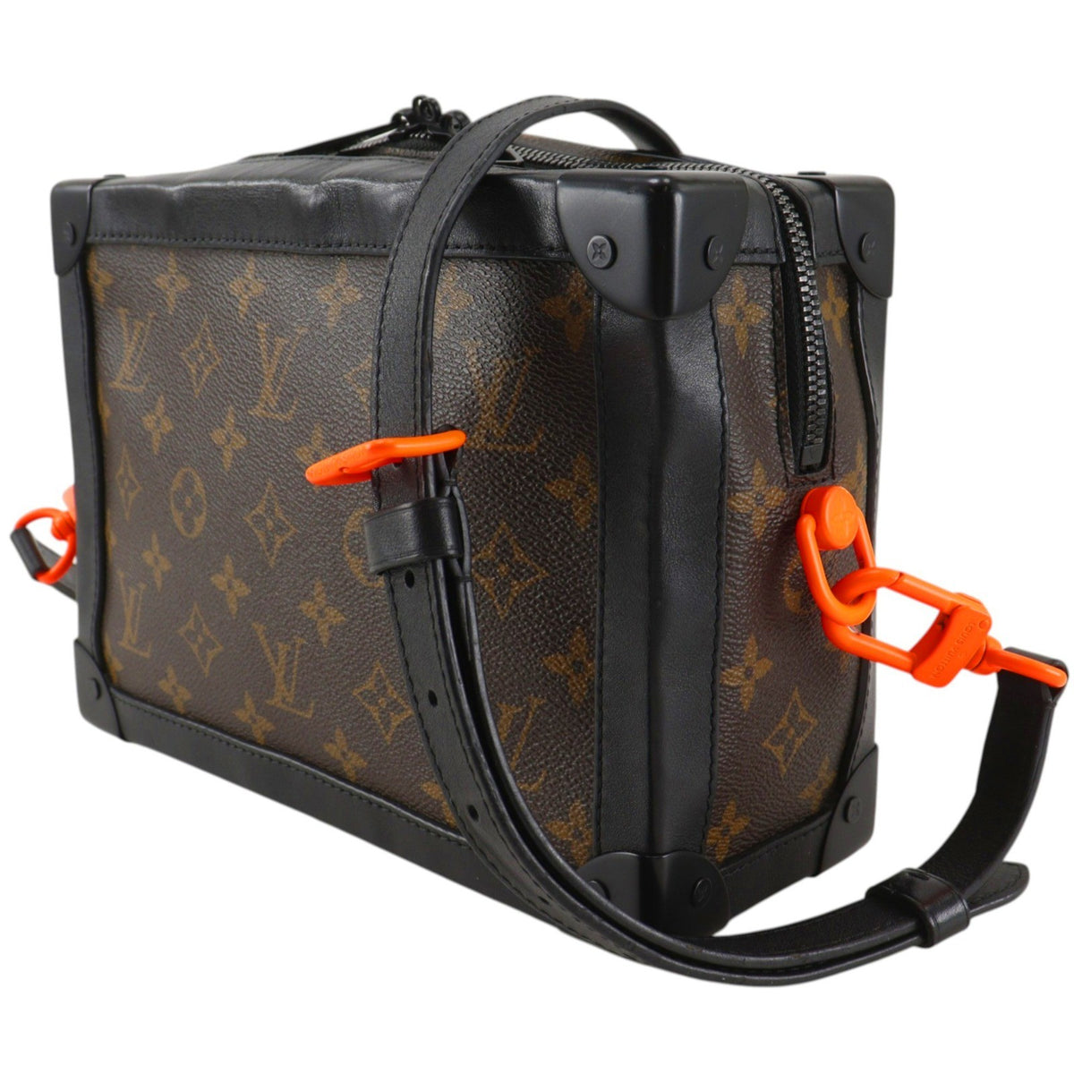Louis Vuitton Soft Trunk Monogram Eclipse Canvas, Brown, Canvas, Shoulder Bag