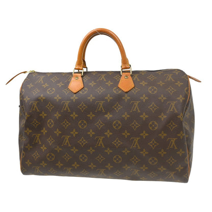 Louis Vuitton Speedy Monogram Canvas, Brown, Canvas, Handbag