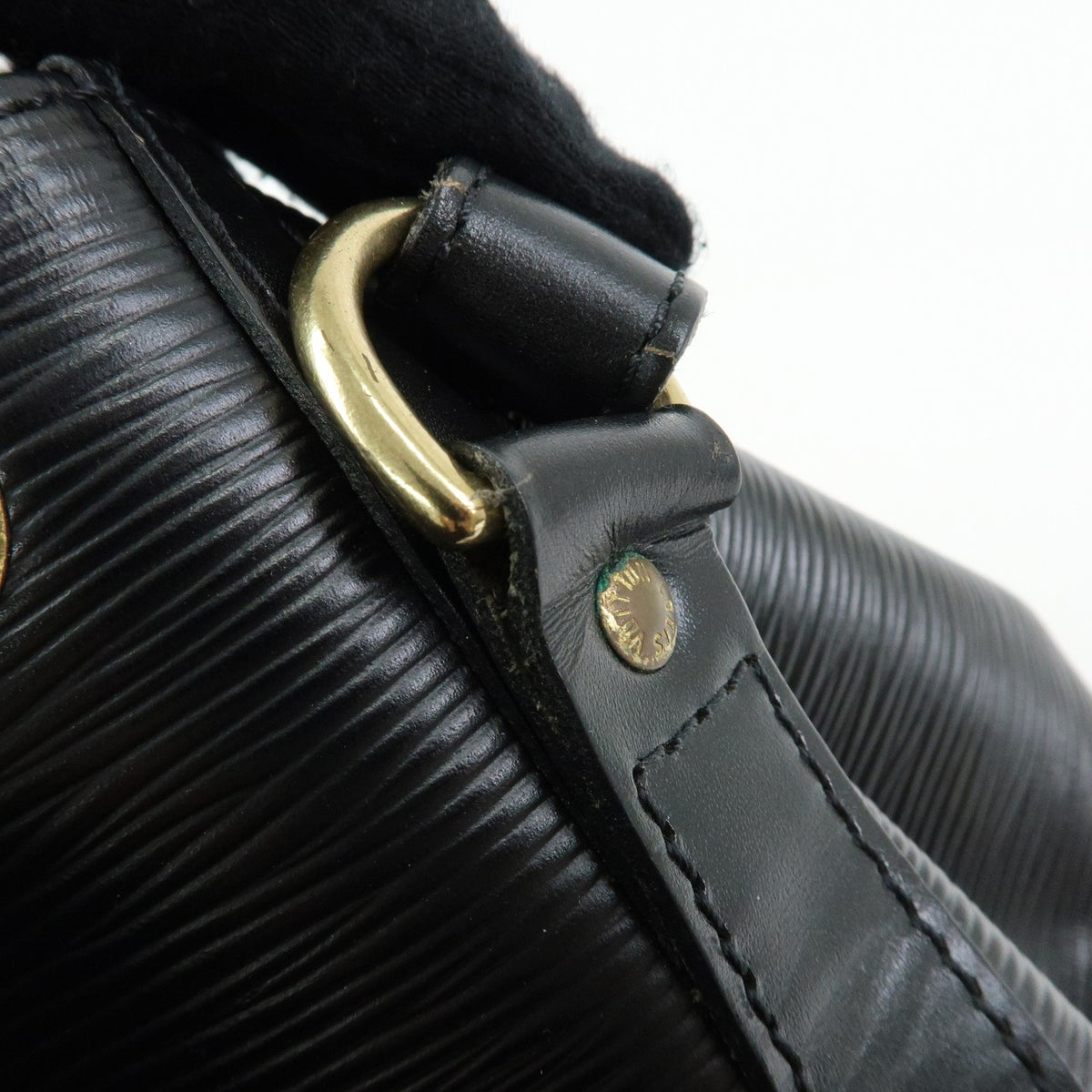 Louis Vuitton Noe Epi Leather, Black, Leather, Shoulder Bag