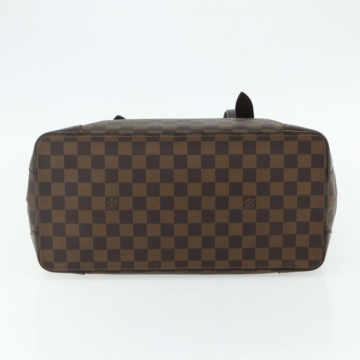 Louis Vuitton Hampstead Damier, Brown, Canvas, Tote Bag