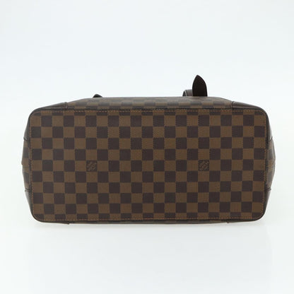 Louis Vuitton Hampstead Damier, Brown, Canvas, Tote Bag