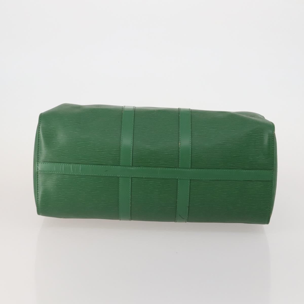 Louis Vuitton Keepall Bag Epi Leather, Green, Leather, Travel Bag