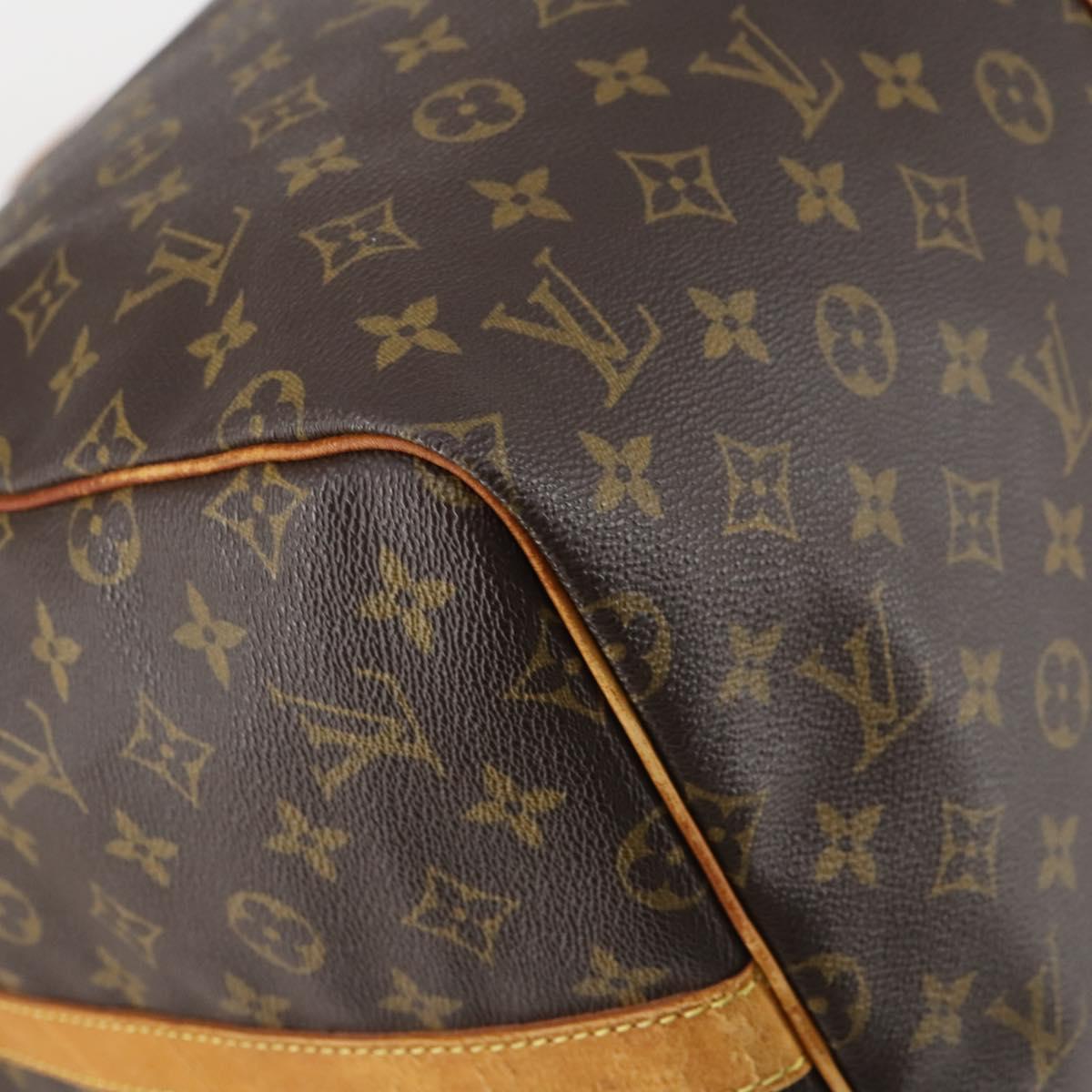 Louis Vuitton Keepall Bag Monogram Canvas, BROWN, CANVAS, Travel bag