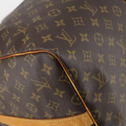 Louis Vuitton Keepall Bag Monogram Canvas, BROWN, CANVAS, Travel bag