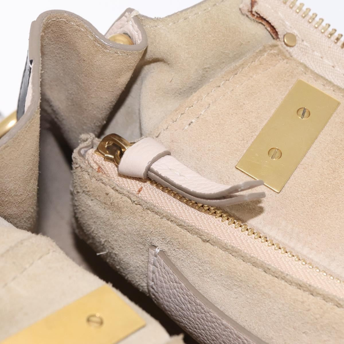 Chloe Hailey Leather, Beige, Leather, Handbag