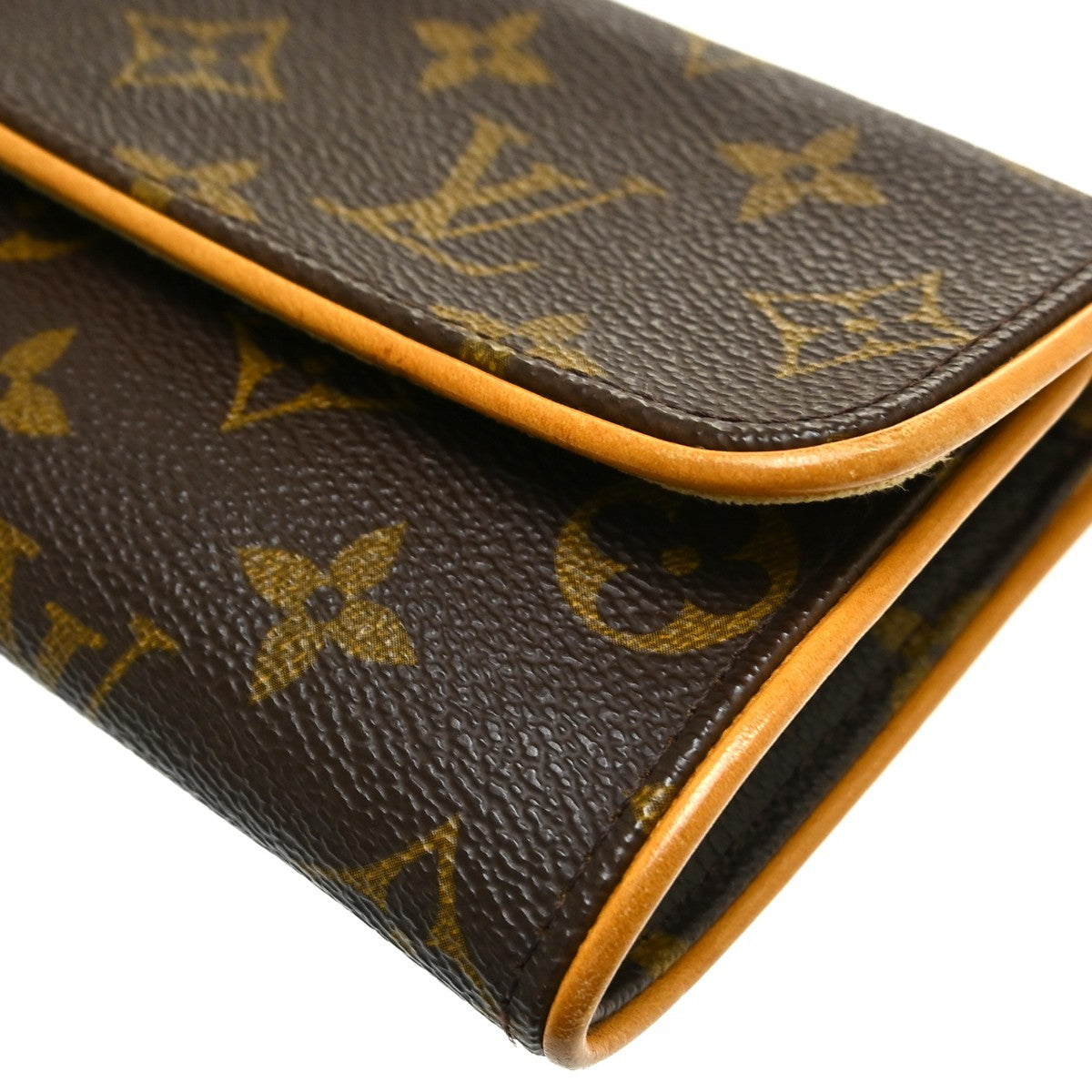 Louis Vuitton Twin Monogram Canvas, Brown, Canvas, Clutch