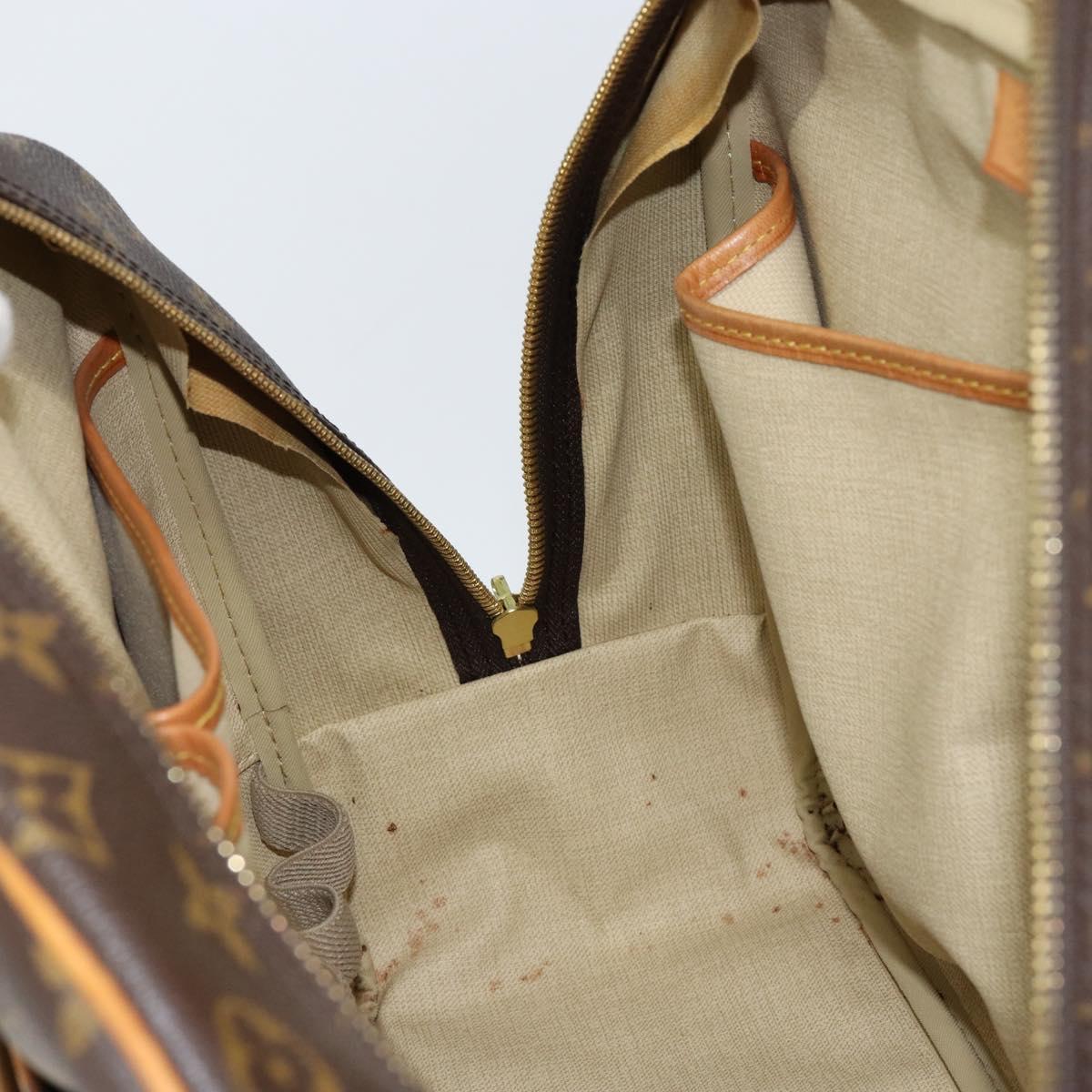 Louis Vuitton Deauville Handbag Monogram Canvas, BROWN, CANVAS, Handbag