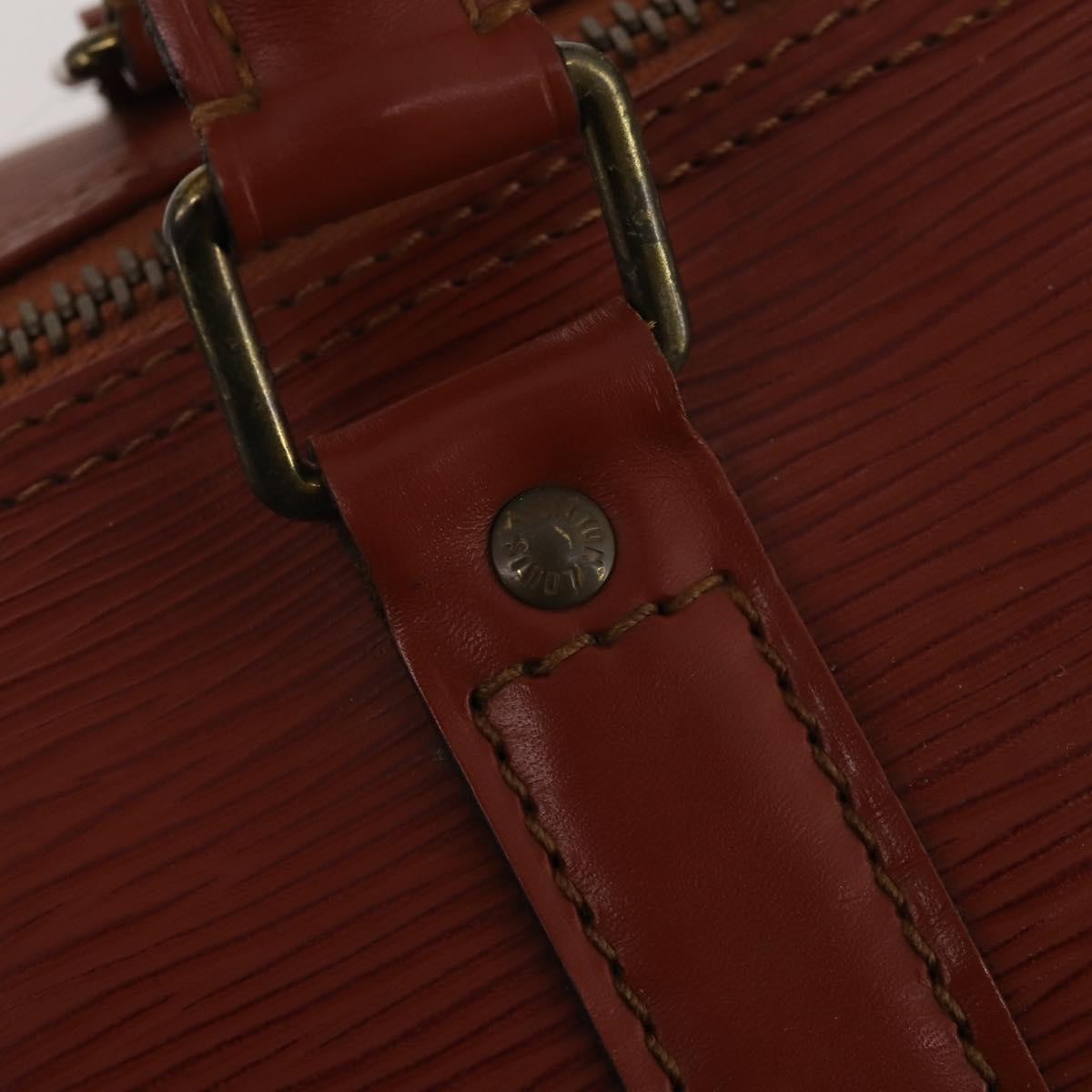 Louis Vuitton Keepall Bag Epi Leather, Brown, Leather, Travel Bag
